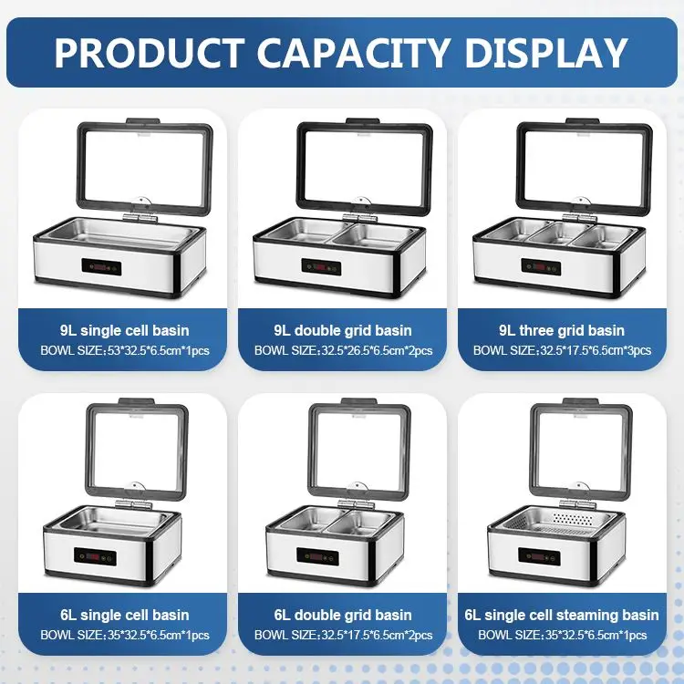 Стиль конкурентоспособной цены шведский стол подогреватель еды серебряный цвет