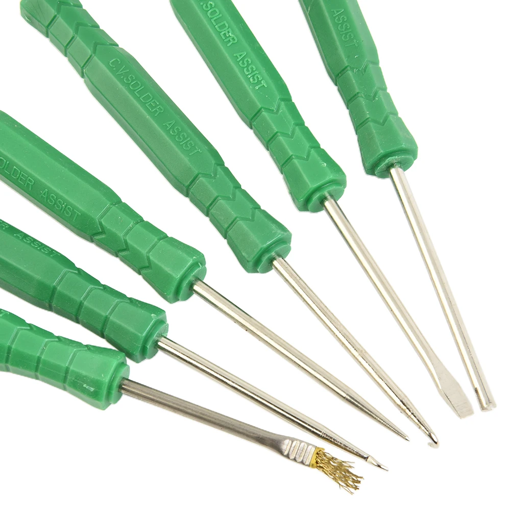 

6-Pack Desoldering Aids Kit Flux Aids PCB Cleaning Repair-Tools Fits Welding For Machine Board Repair Components Grinding-Tools