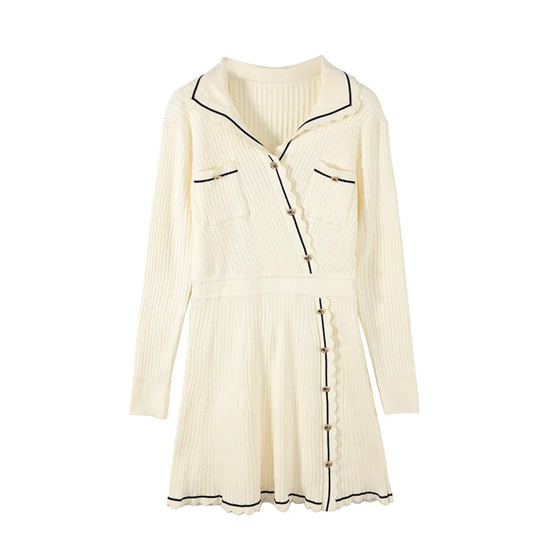

2023 A Fashion Autumn Spring Women Sweater Cardigans Casual Warm Long Design Female Knitted Coat Cardigan Sweater Lady Dresses