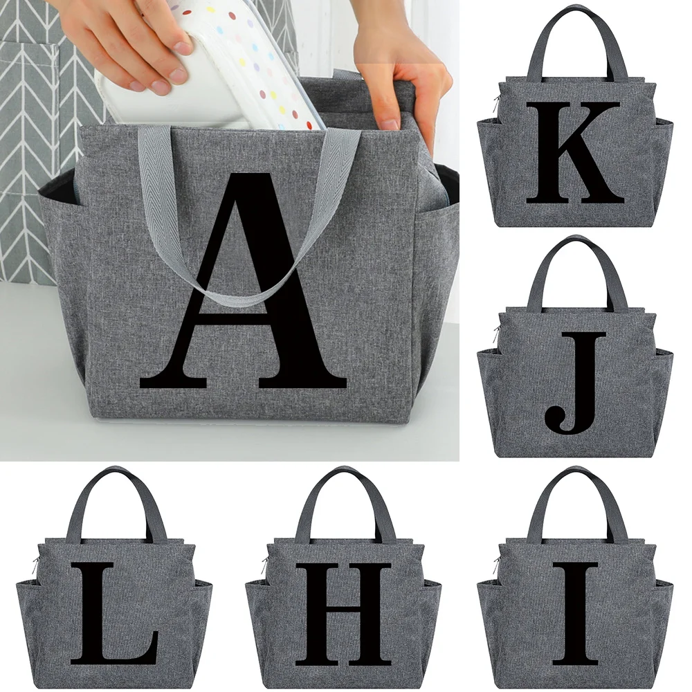 

Детская изолированная сумка, мужская сумка для обедов для работы, Термальный Ланчбокс, органайзер для еды с принтом, дорожные сумки-холодил...