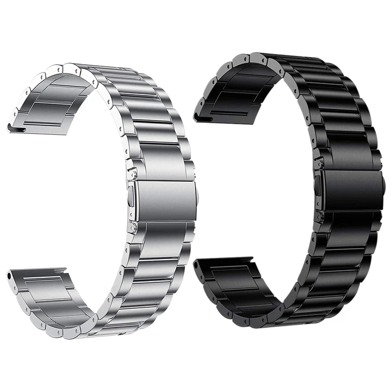 

For Garmin Venu Sq Straps Stainless Steel Metal Replacement Strap Bracelet For Venu Sq Smartwatch 20Mm