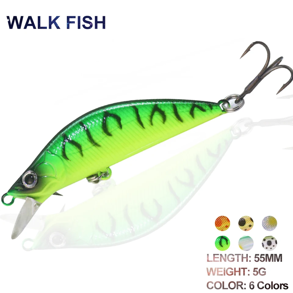 

Рыболовная блесна KoKossi 55 мм, искусственная жесткая приманка, 3D глаза, тонущий воблер, Джеркбейт, рыба, воблер, рыболовные аксессуары