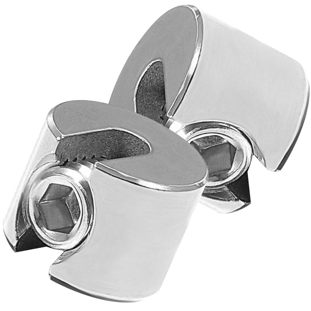 

2pcs Wire Rope Clamp Stainless Steel Cable Fastener M4x2 Cable Clip Fastener