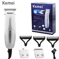 kemei professional electric hair clipper barber rechargeable beard trimmer cutting machine mens cordless haircut adult kid f37