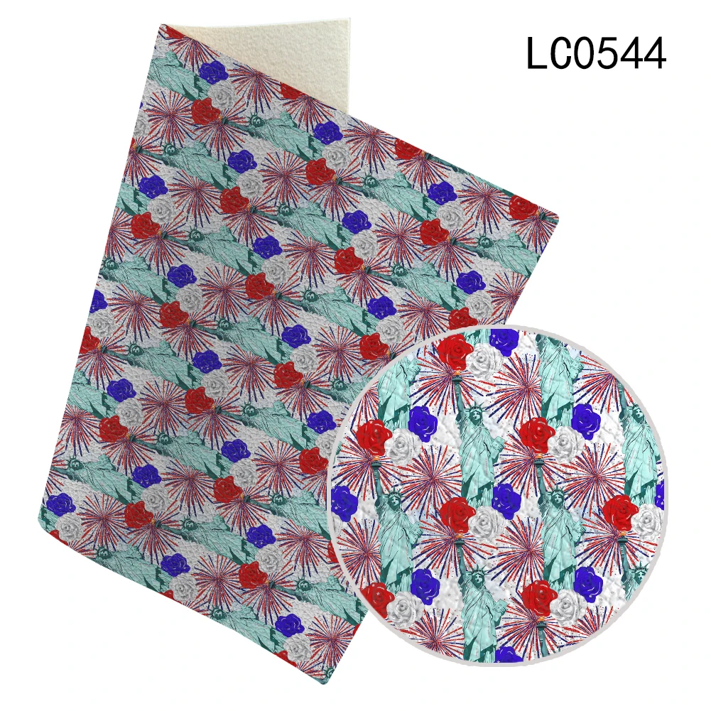 Американская авангарда День Независимости узор личи зернистая искусственная