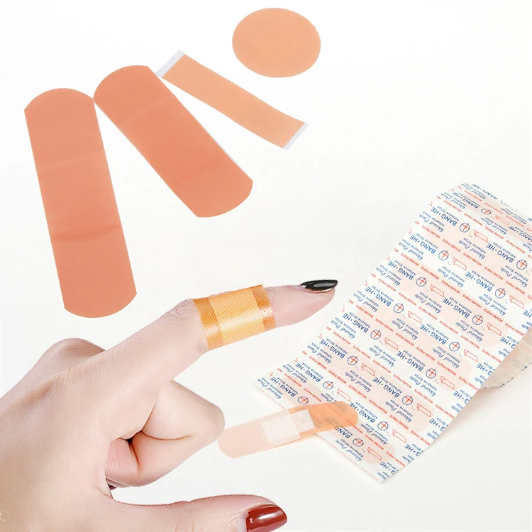 

100pcs/lot Wound Strips Self-adhesive Bandages Paster Medical First Aid Band Aid Sticker Children Kids Emergency Kit Patches