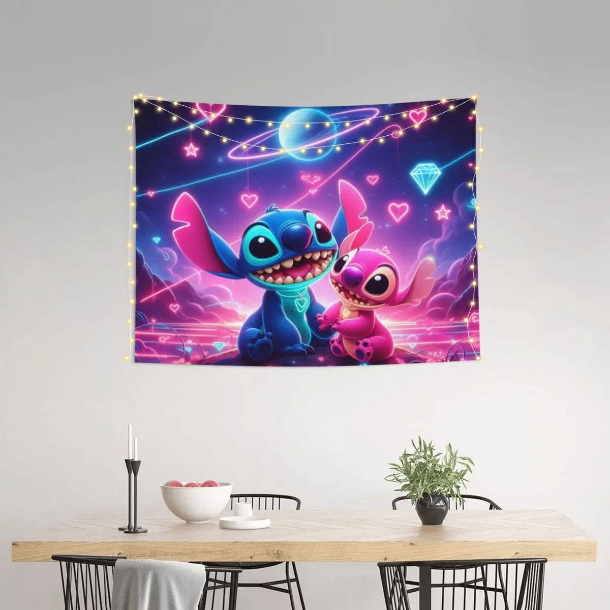 Гобелены с ангелом звездным небом на заказ украшения для стола хиппи настенные