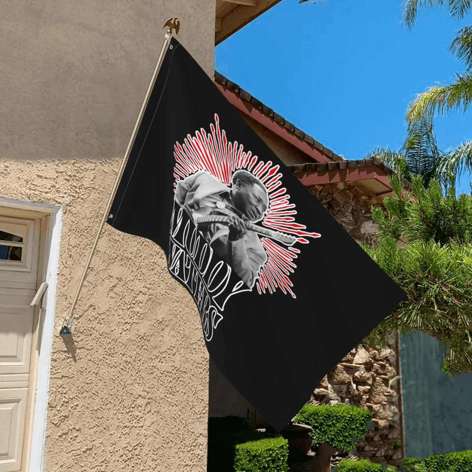 Портрет мудди воды флаг Дельта Чикаго баннер летающие флаги автомобили клубный