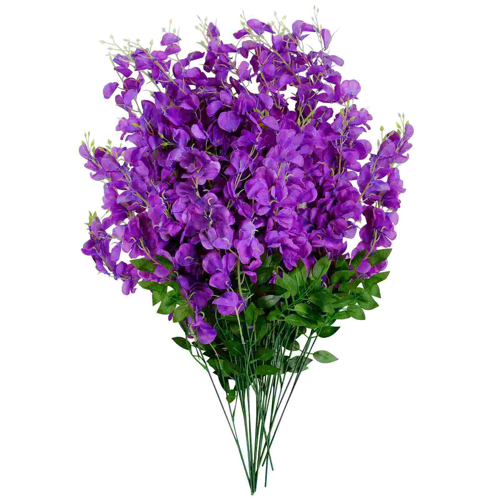 

Flowers Artificial Wisteria Fake Vines Hanging Flower Purplegarland Decor Wall Outdoors Decorations Weddingdecoration Bulkvine