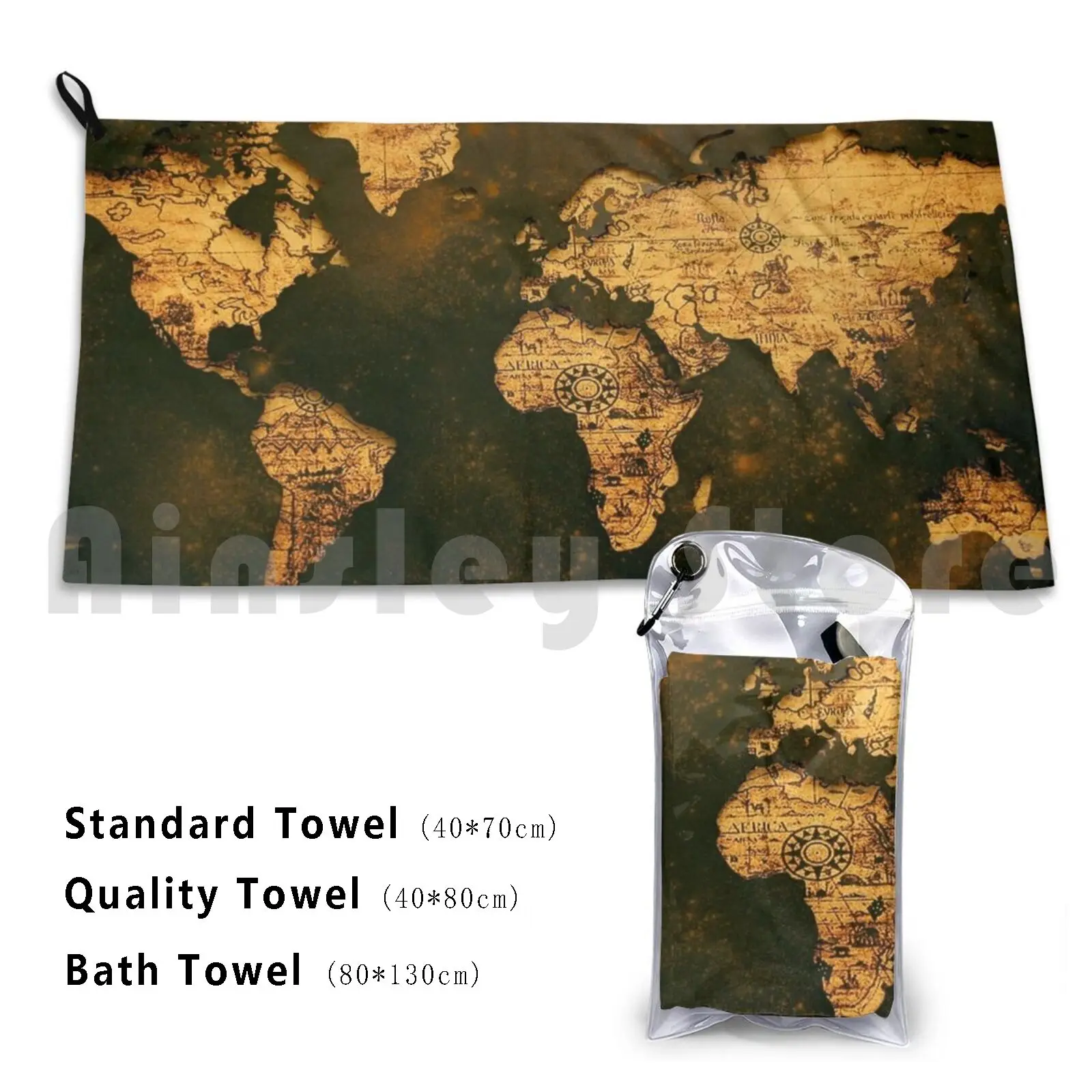 

Word Map Custom Towel Bath Towel Word Map Europe Africa America Australia Asia
