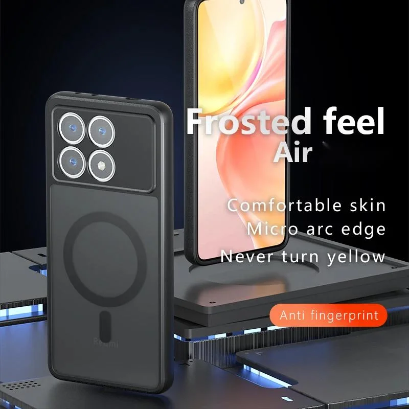 Магнитный чехол для Xiaomi Poco F6 X6 M6 Pro Redmi K70 Ultra K70E чехол-держатель противоударный