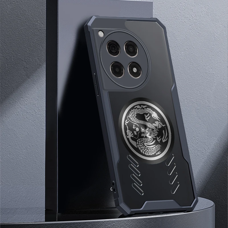 Чехол для Oneplus ACE 3 3V 2V 2 Pro 12 11 Dragon Totem с охлаждением противоударный прозрачный чехол