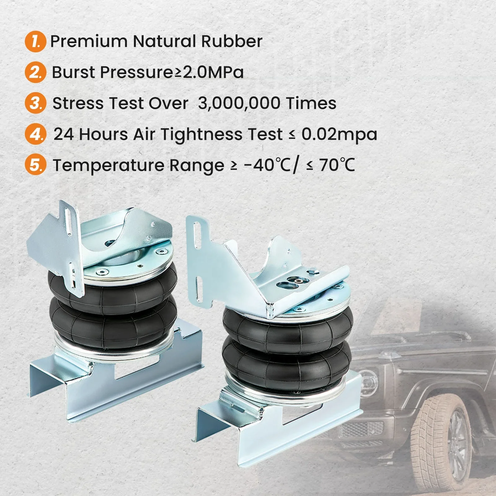 Maxpeedingrods Пневматическая подвеска Пружинные сильфоны + комплект компрессора для