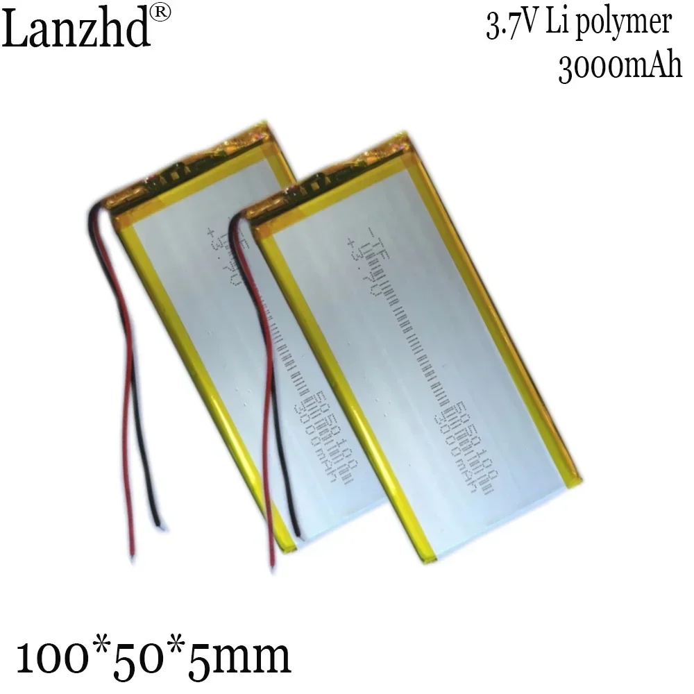 Перезаряжаемая литий-полимерная аккумуляторная батарея 3 7 в для Mp3 MP4 MP5 GPS PSP Mobile