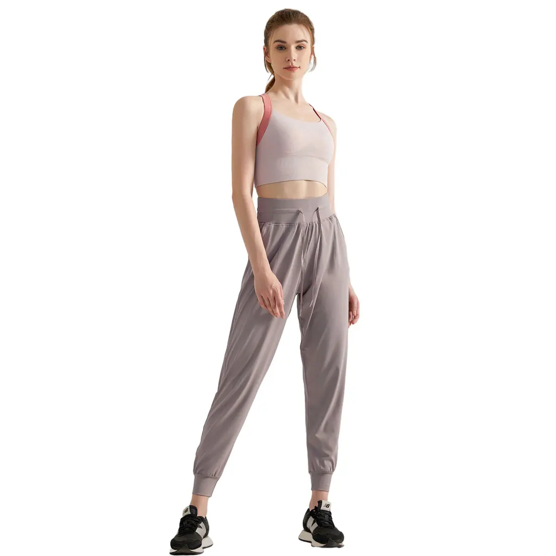 Loose Thin Gym Fitness Jogger Pants Women Drawstring Sport Harem Pant Woman Running Trouser Female Yoga Pants