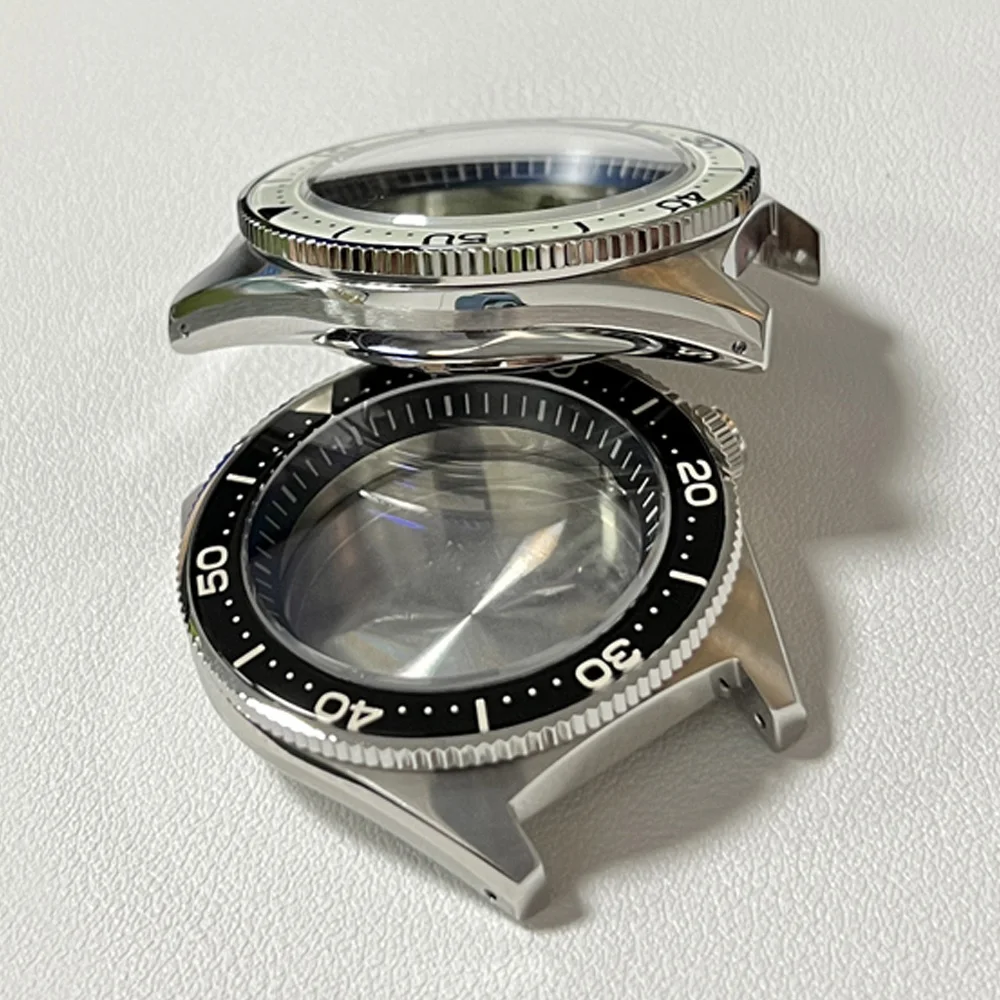 Tactical Frog Watch Modify Parts 42.9mm SBDC053/62MAS Stainless Steel Watch Case Sapphire Luminous Insert Fit NH35/36 Movement