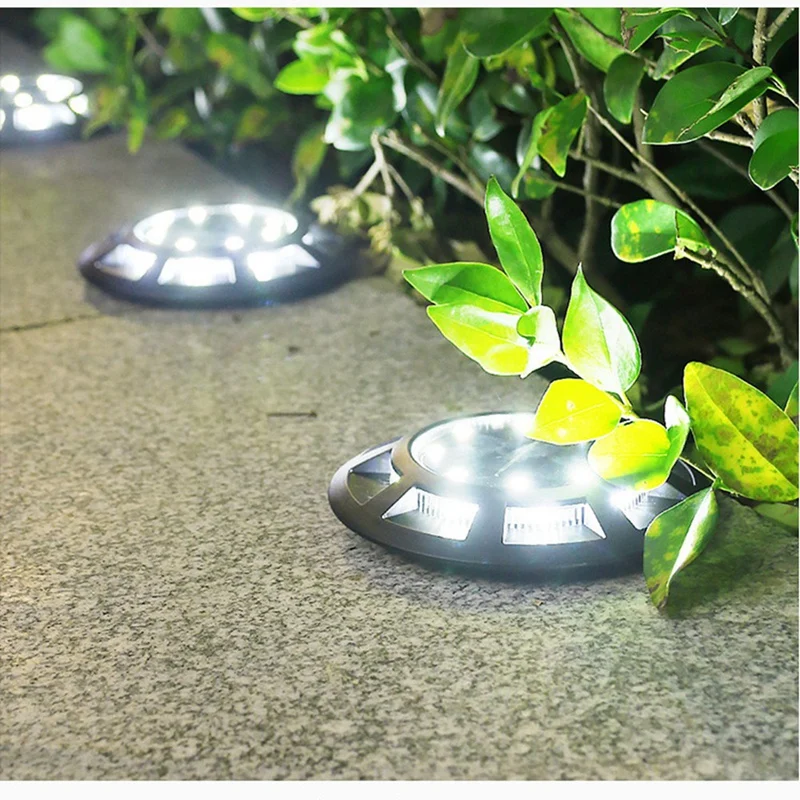 

8 Solar Buried Light Outdoor Garden Arrangement Lawn Light Villa Landscape Decorative Light Waterproof Floor Light