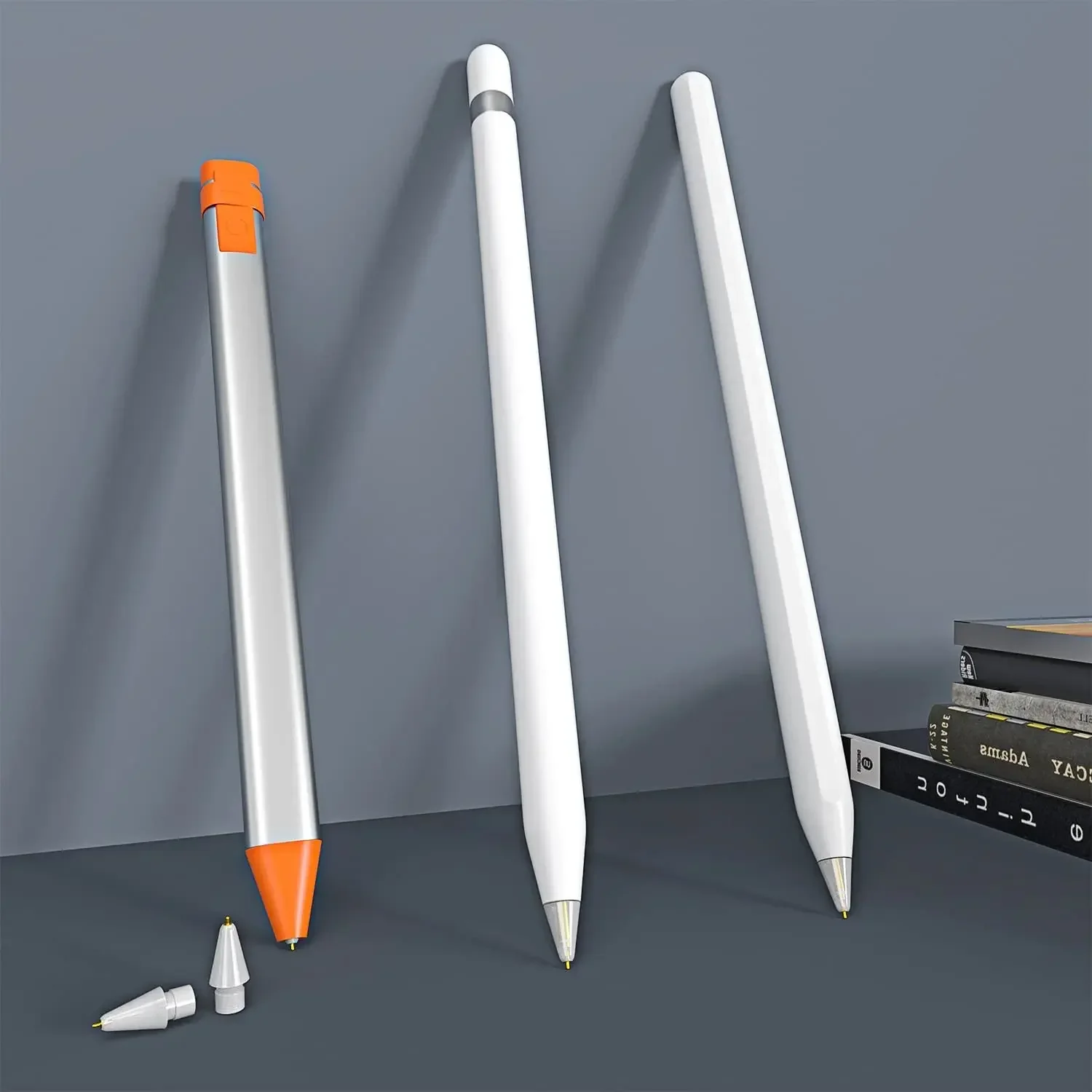 Прозрачный металлический наконечник замена наконечников для Apple Pencil 1-го 2-го