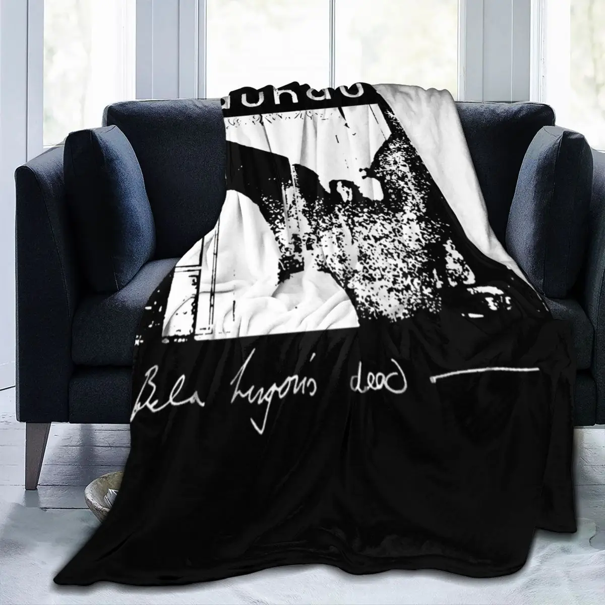 Bauhaus крылья летучая мышь Bela Lugos Is Dead альбом Merch одеяло коралловый флис плюшевый