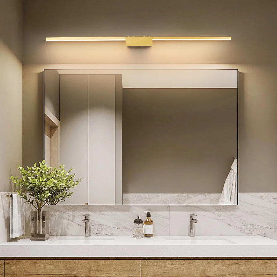 

Long 19-27W L70cm L90cm L110cm LED Bathroom Light Aluminum LED Mirror Light Makeup Wall Lamp Vanity Lighting Fixtures