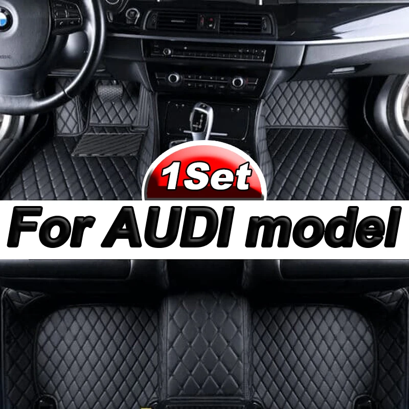 

Car Floor Mats For AUDI A1 A3 Hatch Sedan Sport A4 Avant Conver A5 Sport Cabriolet A6 C6 C7 Wagon A7 A8/A8L Car Accessories