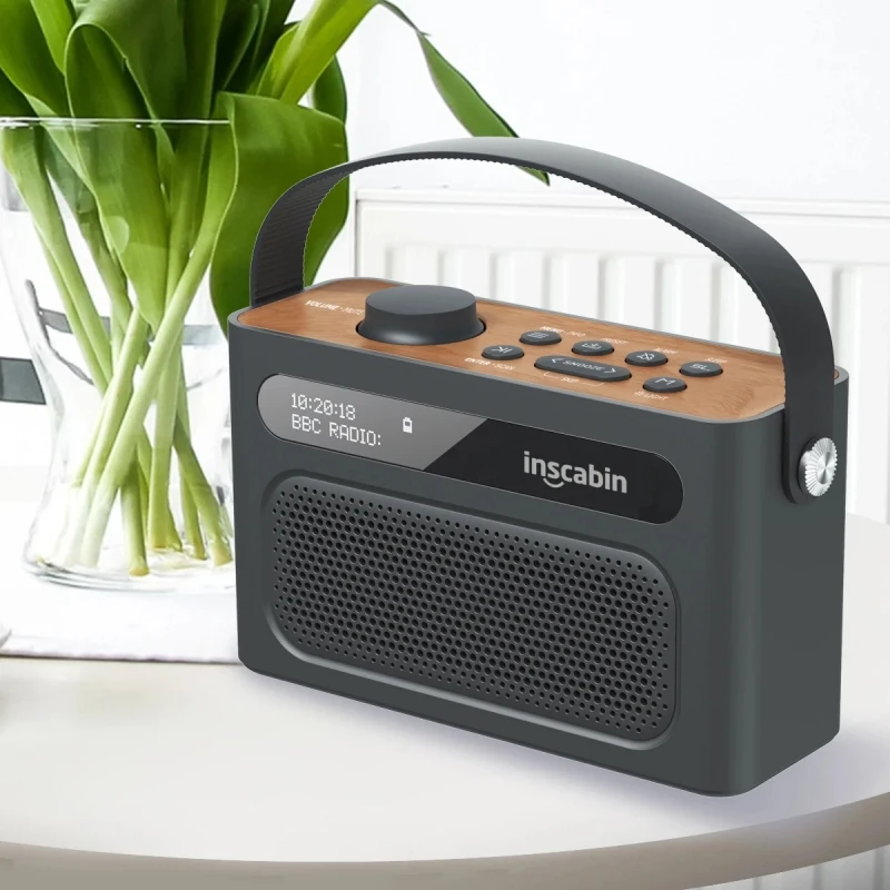 Цифровое радио M60 DAB портативный беспроводной динамик BT с портативным дизайном