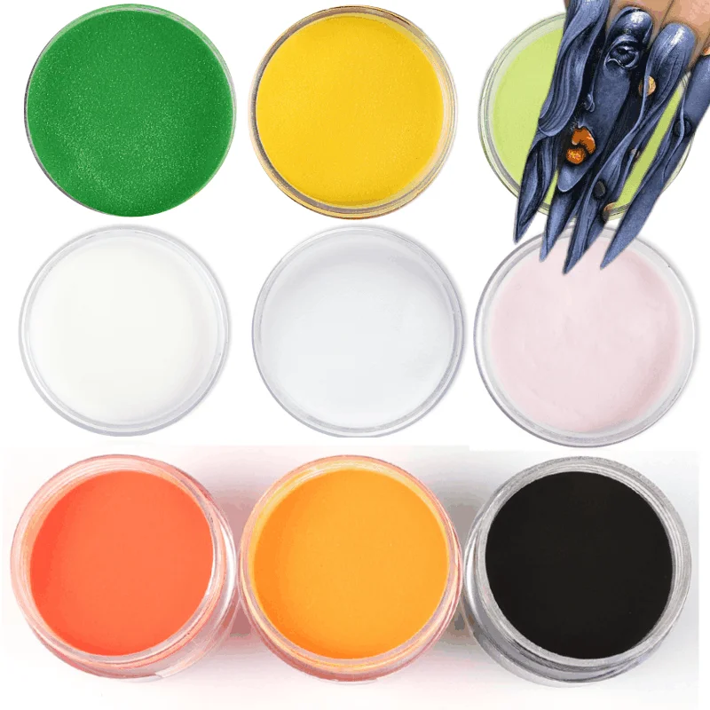 

Акриловая пудра для наращивания ногтей, 9 цветов/набор