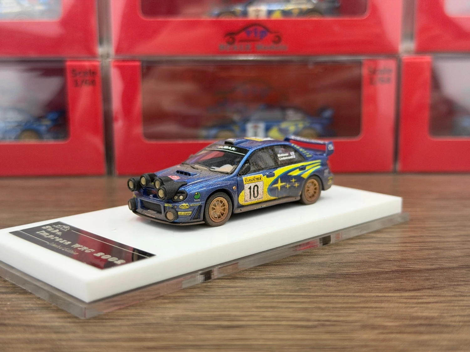 Готовые акции Vip 1:64 Impreza WRC Коллекция из смолы Подарочная масштабная модель автомобиля (art.: 3920d3eff3897) - 3920d3eff3897