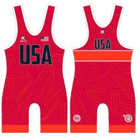 2022 champion team bc usa men wrestling singlets suit boxing one piece weightlifting bodybuilding gym sport fitness run clothing
