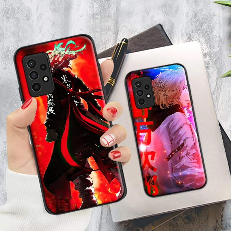 

Japanese Anime Tokyo Revengers Phone Case For Samsung Galaxy A11 A21S A31 A32 A41 A42 A51 A52 A71 A72 Soft silicone Cover Fundas