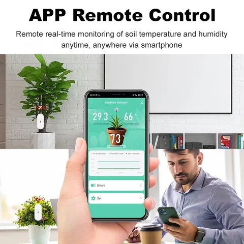 LS Умный датчик влажности почвы Zigbee