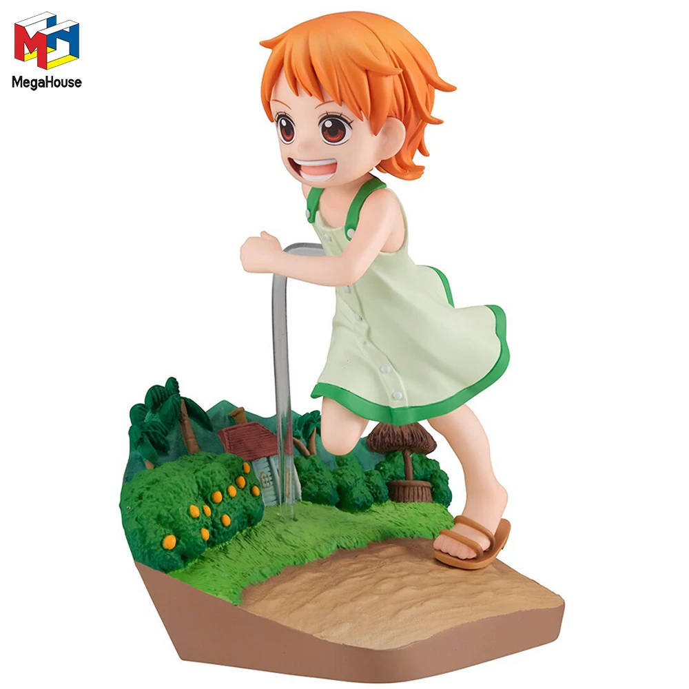 Оригинальный Новый MegaHouse G.E.M. Серия One Piece Nami (бег! Бег!) Коллекционная Аниме Фигурка