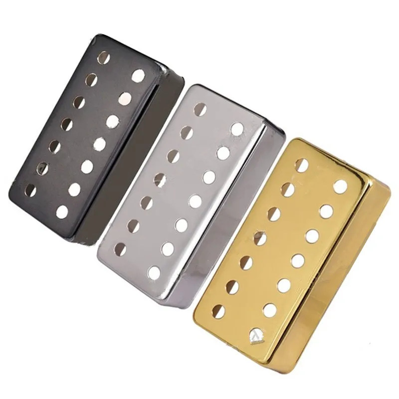 

2 Pcs Brass 7 String Electric Guitar Pickup Humbucker Cover Chrome Black Gold for Choose Width 38.5mm x Length 79.8mm