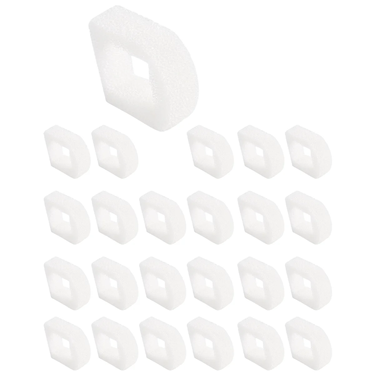 24 шт. сменные пенопластовые фильтры для поилки кошек и собак предварительные