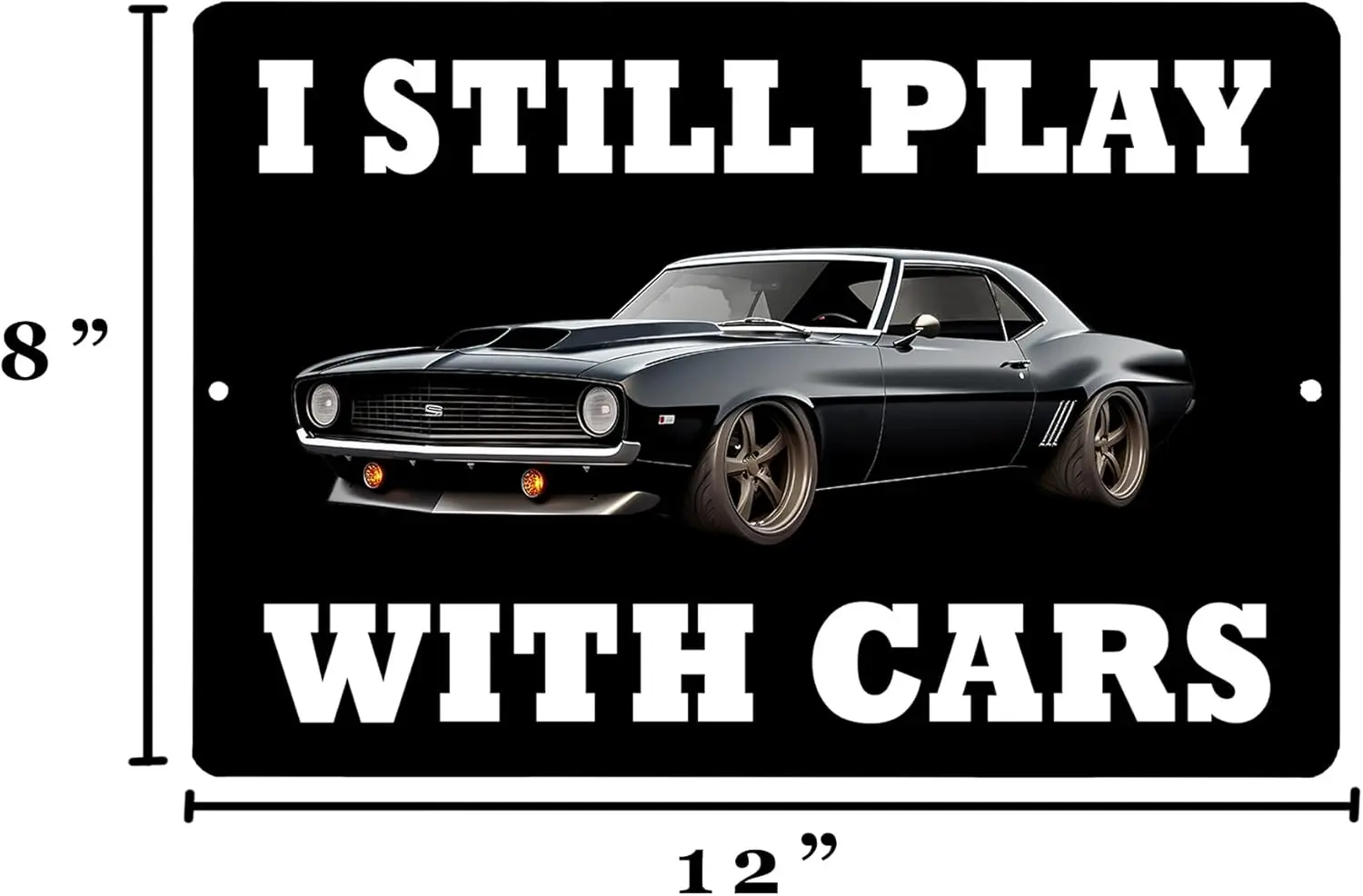 Забавный Mechnc Muscle Cr Rce Stll PLy с Crs Srcstc Metl Tn Sgn Wll Decor Mn Cve Br Offce Grge Shop Домашний декор