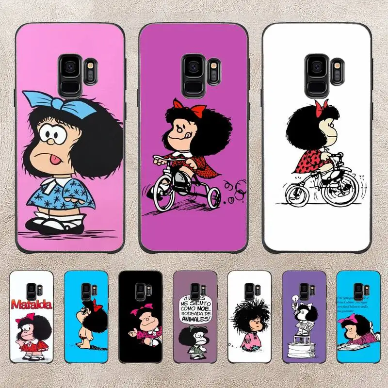 

Mafalda Phone Case For Samsung Galaxy Plus S9 S20Plus S20ULTRA S10lite S225G S10 Note20ultra Case