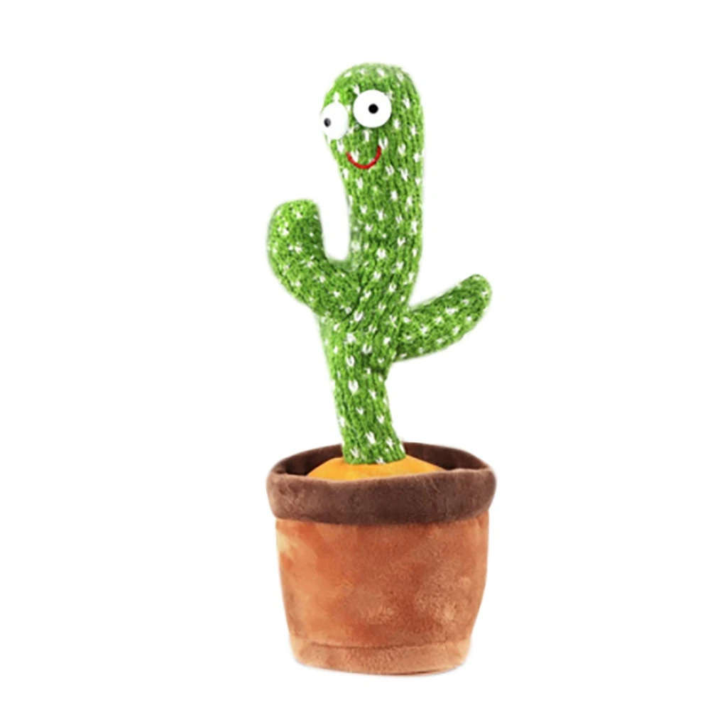 

Adjustable Volume Control Dancing Cactus Toy Talking Cactus Toy Repeats What You Say Singing Mimicking Cactus Toy