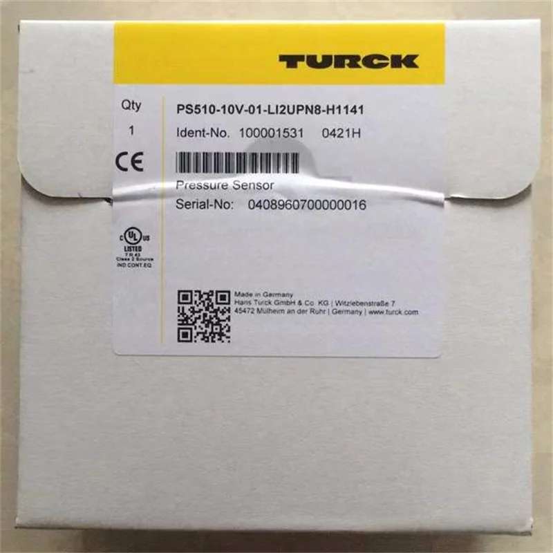 Turk  sensor  PS510-10V-01-LI2UPN8-H1141  PS51010V01LI2UPN8H1141