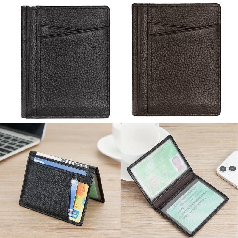 

Карманный кошелек-кошелек с держателем водительских прав IDCard, чехол для банковской карты, портативный кошелек