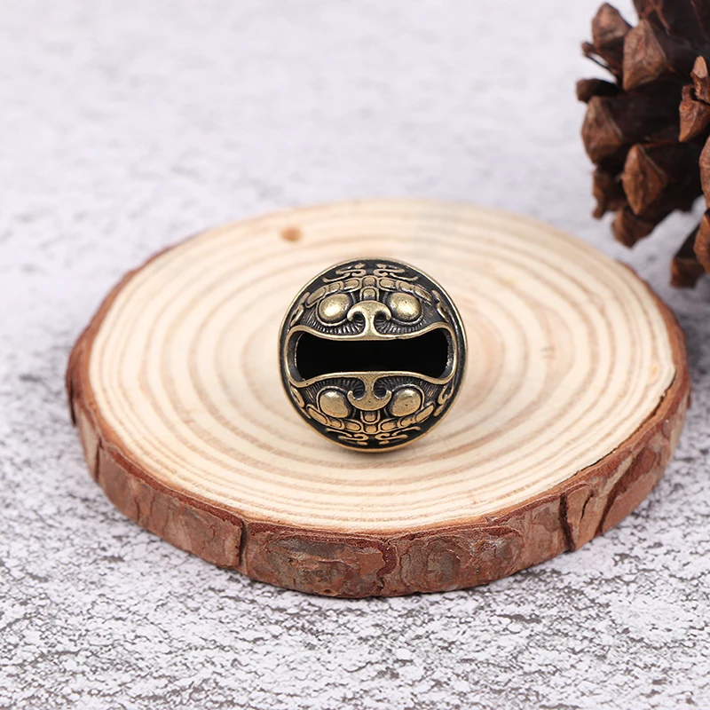 Латунный Колокольчик китайский колокольчик на удачу с подвеской для браслета и