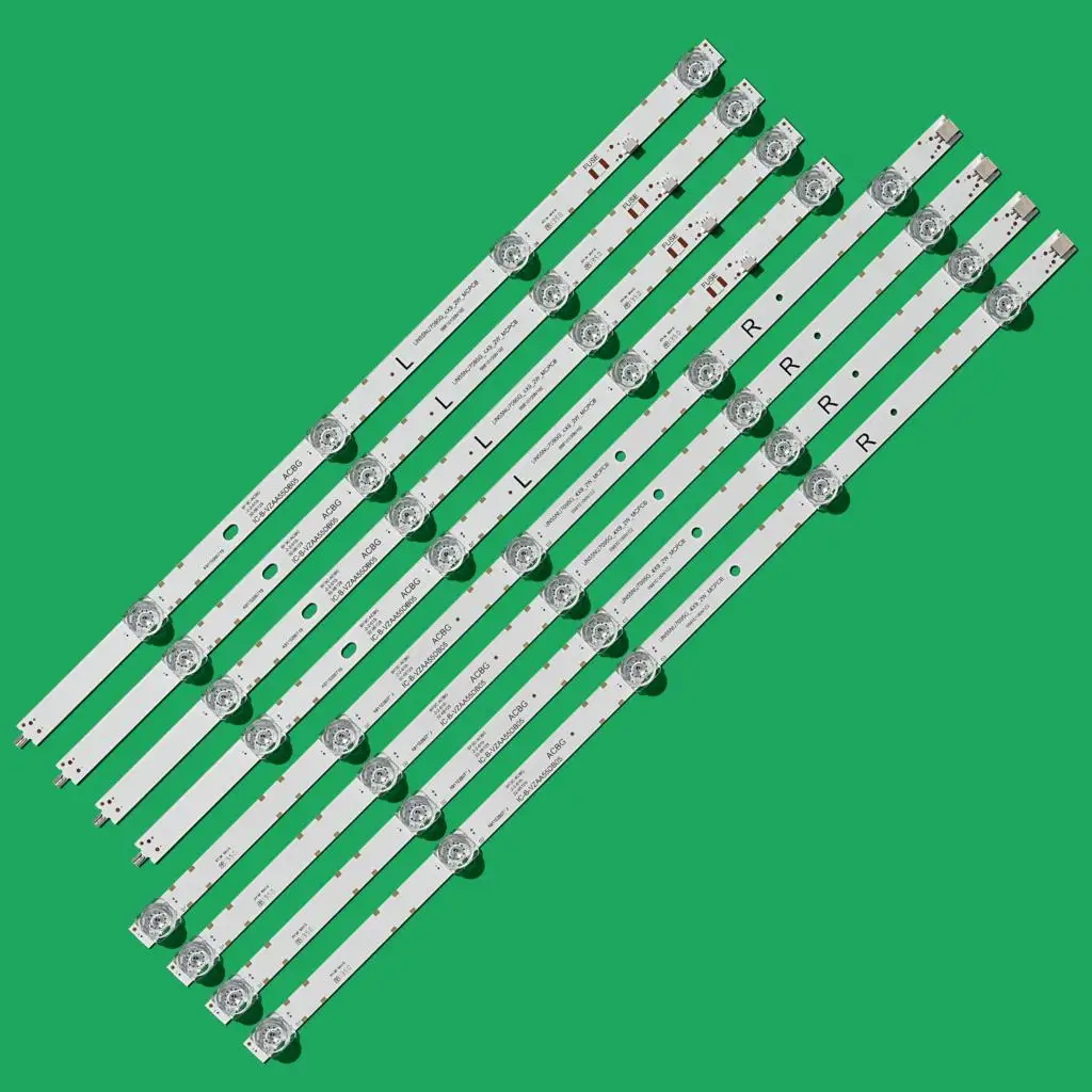 

4pcs 9lamps LED strip for UN55NU7095G UN55NU7095G_4X9_2W_MCPCB 14MM_V0 E47 new