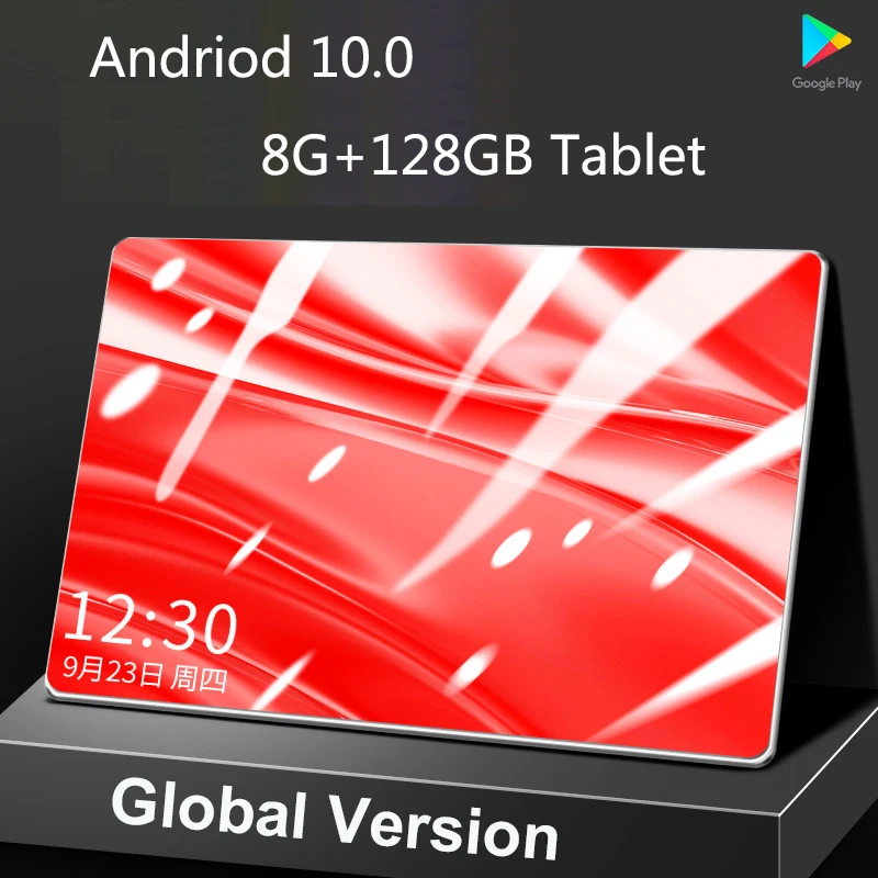 

2022 New Best Android 10.0 Tablet PC 10.1 Inch 8GB+128GB Wifi Tablets PC Dual Camera Dual Sim Card Phone Tab Kids Tablet