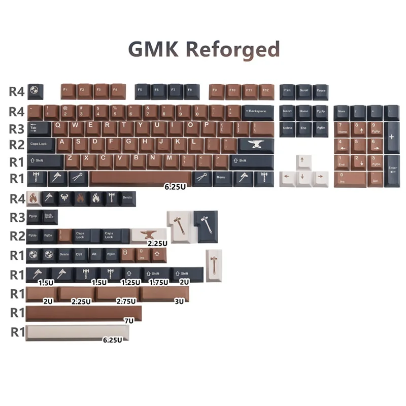 

143 клавиш GMK переделанные клавиши для механической клавиатуры колпачки для клавиш с вишневым профилем сублимационная печать PBT персонализированные ретро колпачки для клавиш