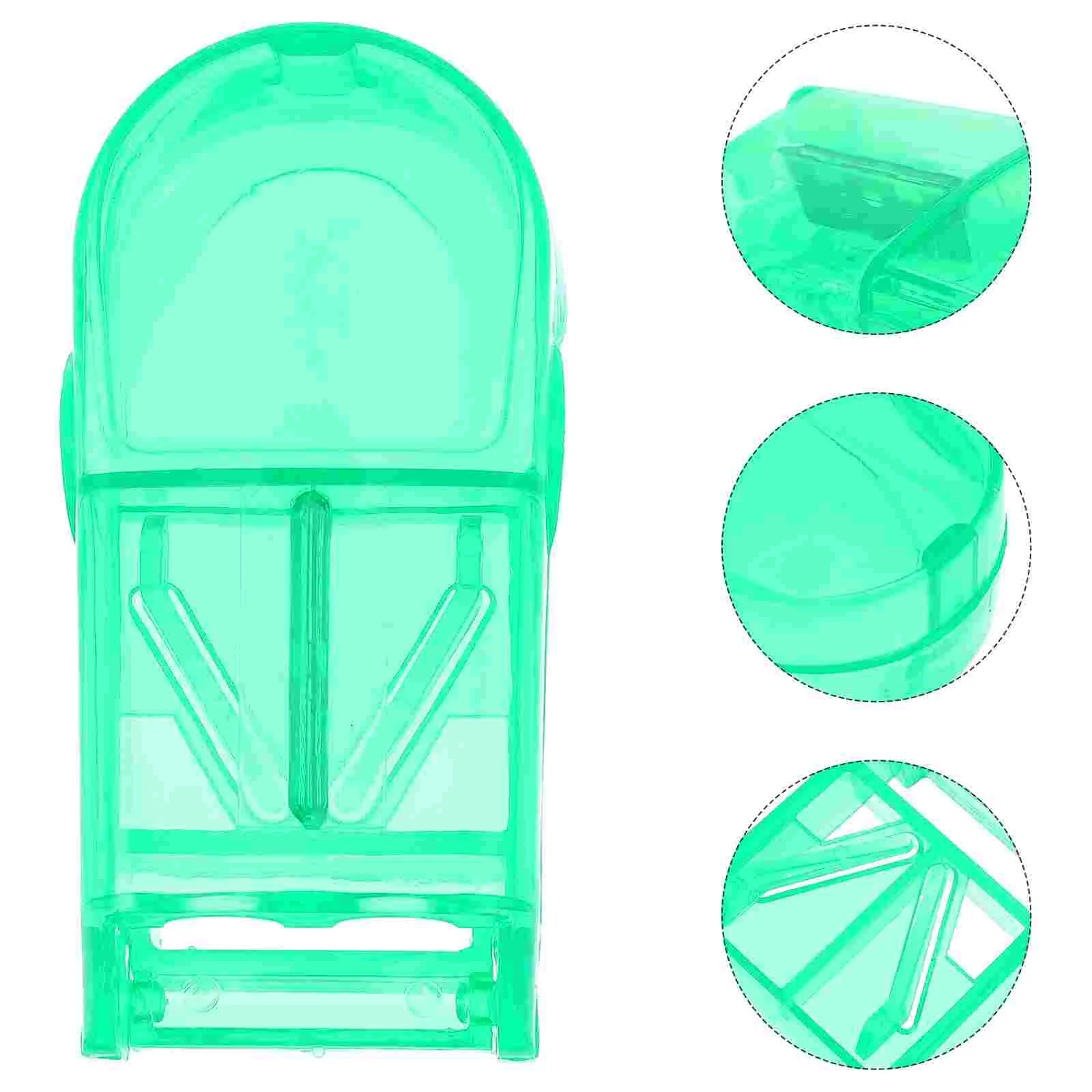 

2pcs Plastic Splitter Multi-function Box Durable Cases Container for medicines