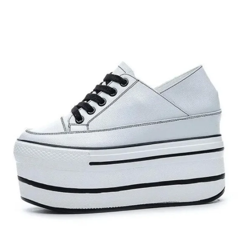 Повседневная спортивная женская повседневная обувь на очень высокой платформе