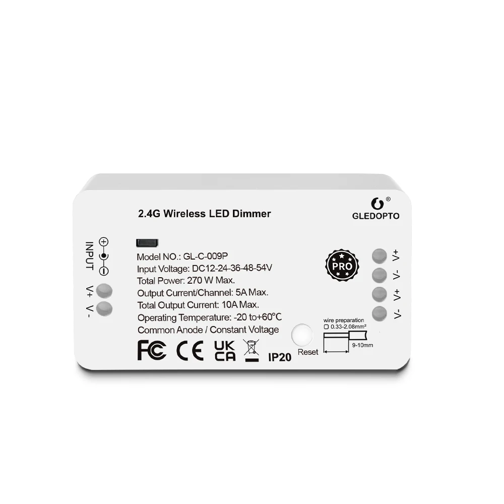 

GLEDOPTO Zigbee 3.0 RGB CCT Dimmer LED контроллер