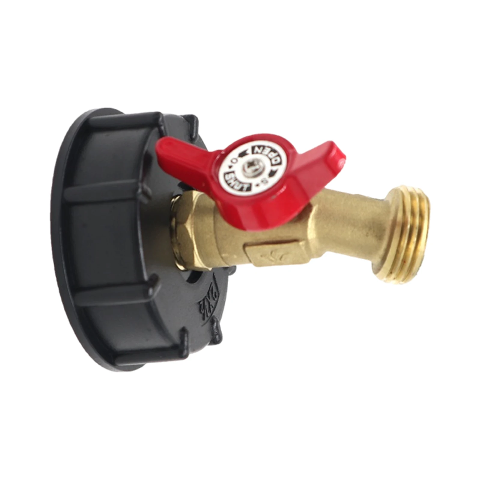 

IBC Tote фитинги IBC Tote адаптер для резервуара для воды 1/2 дюйма латунный Смеситель для воды с запорным клапаном с шаровым клапаном с крупной резь...