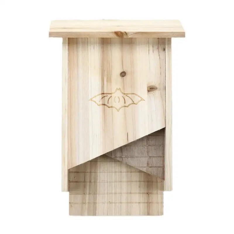 

Outdoor Bat Houses Handcrafted Bat Boxes For Outside Weatherproof Wooden Bat House For Outdoors Garden Balconies Winter Simple