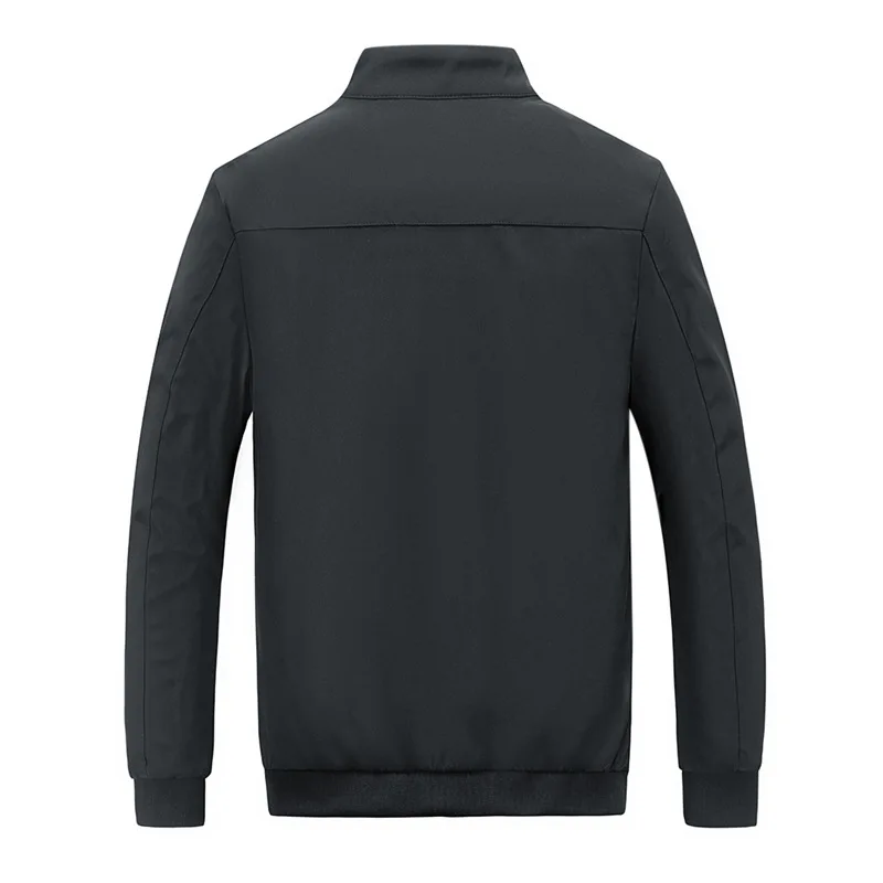 Новинка 2023 приталенная куртка-бомбер на весну Мужское пальто осенняя