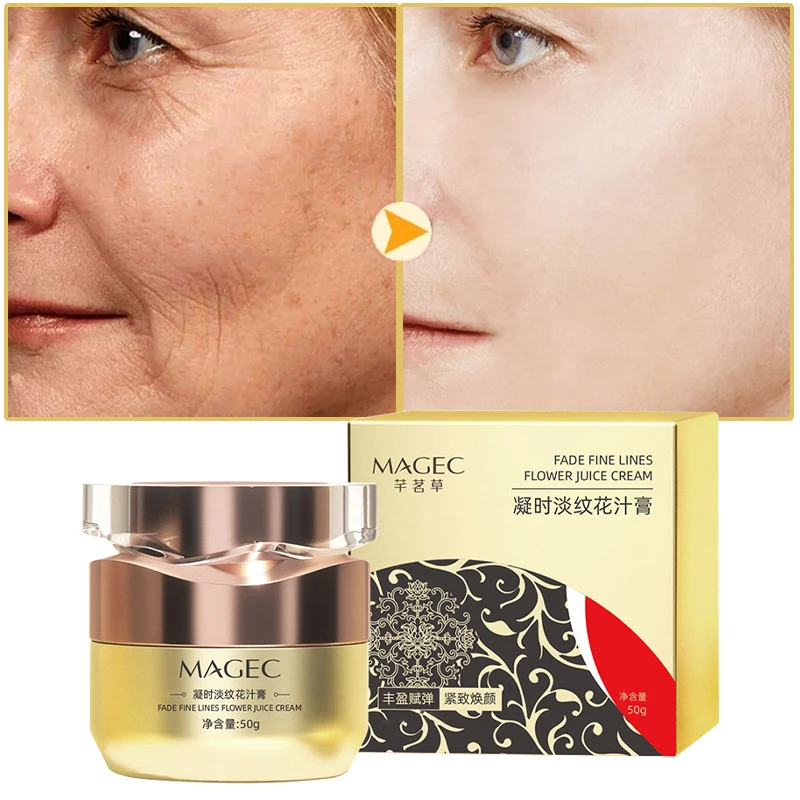 Крем против морщин эффективно удаляет мелкие морщины